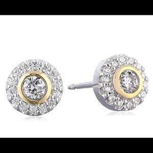 NIB Morgan & Paige 18KGold Plated .925 SS Earrings